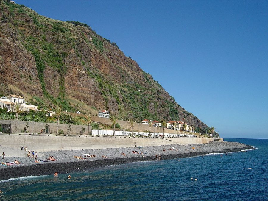 Küstenansicht von Madalena do Mar auf Madeira