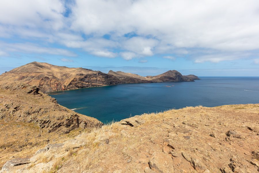 Felsige Küstenlandschaft der Ponta de São Lourenço auf Madeira