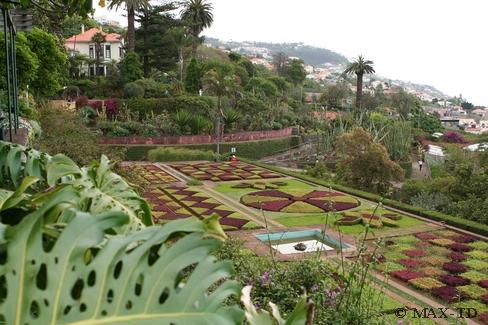 Ausblick über den Jardim Botanico in Funchal